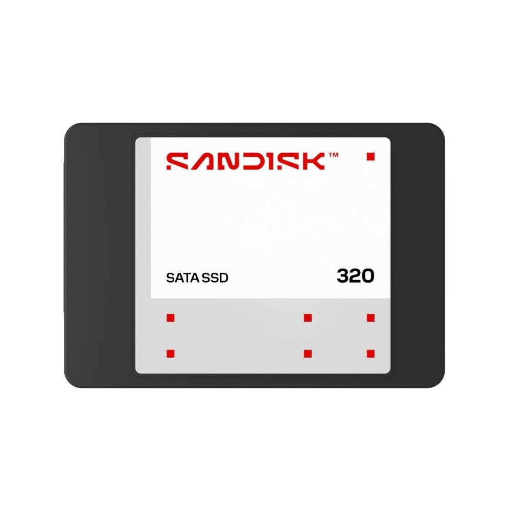 SSD SATA III SanDisk 250GB 320, Leitura 545MB/s, Preto - SDSS31250GBB-000G0