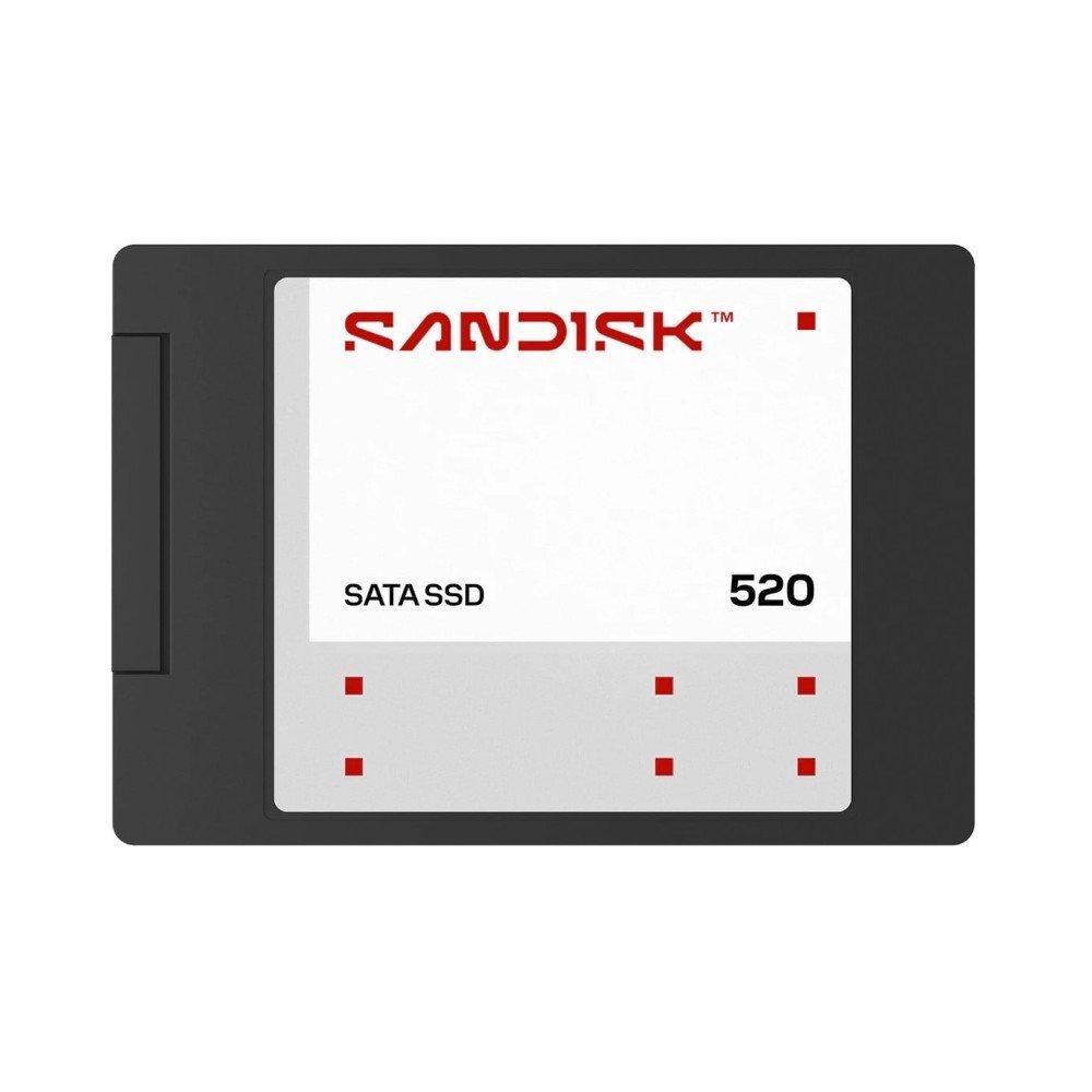SSD SATA III SanDisk 1TB 520, Preto - SDSS51100TAB-000G0
