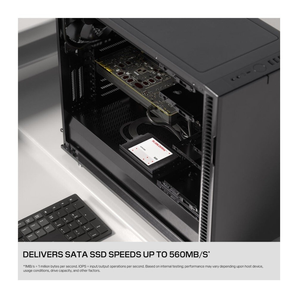 SSD SATA III SanDisk 2TB 520, Preto - SDSS51200TAB-000G0 - view 6