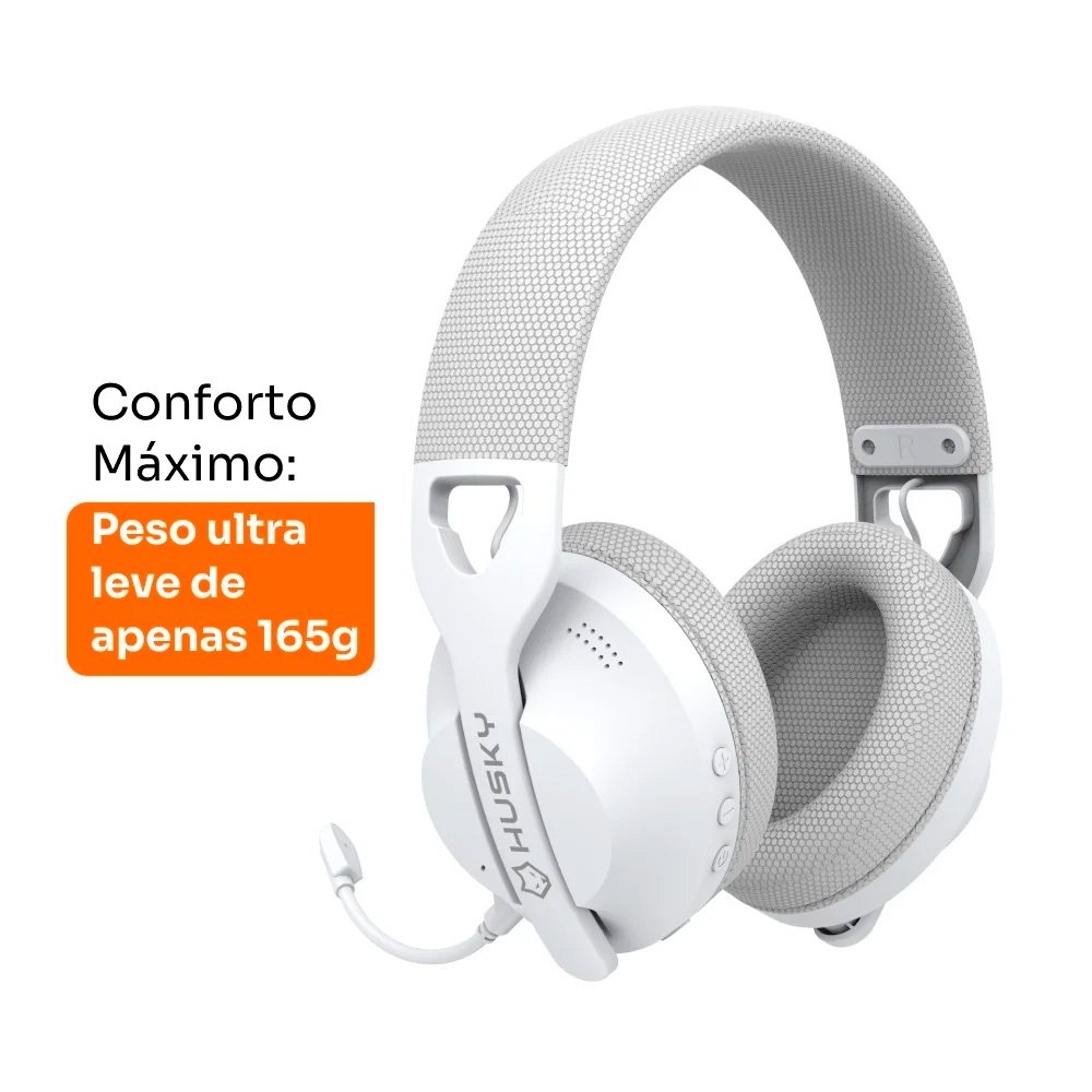 Kit Streamer Microfone Gamer Cardióide KBM! GAMING + Headset Gamer Husky Matilha, P3 3.5mm, Driver 40mm , Branco + Webcam Husky Focus HD 720p, 30fps - view 7