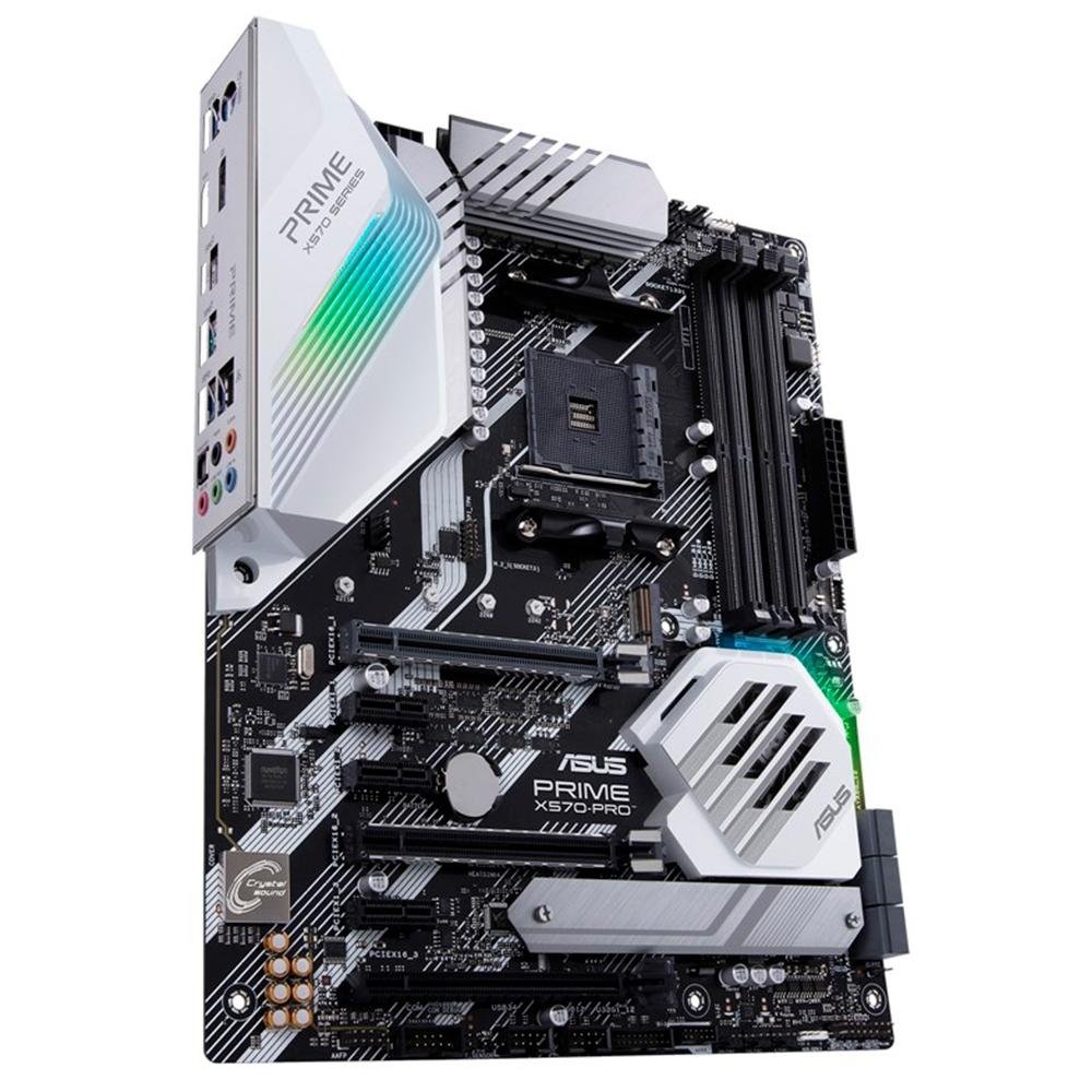 Placa-Mãe ASUS Prime X570-Pro, AMD AM4, ATX, DDR4, Preto - PRIME X570-PRO