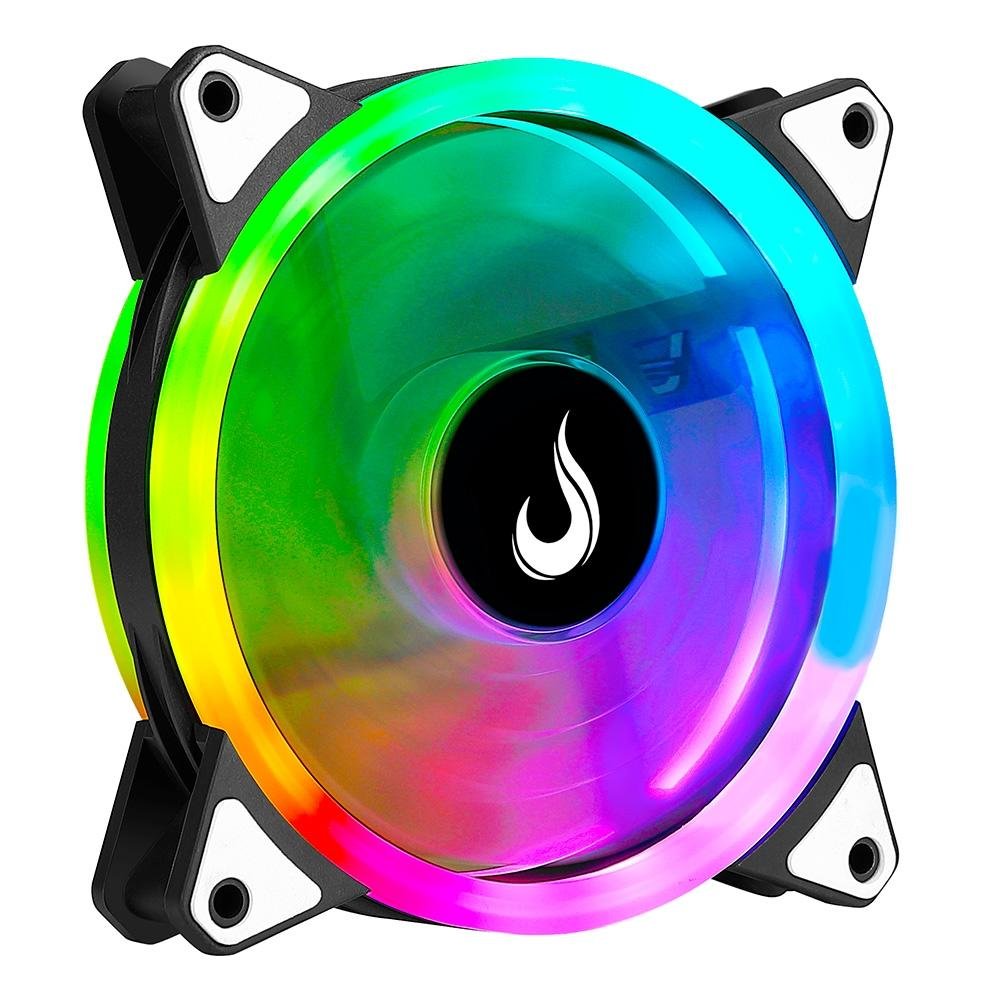 Cooler Fan Rise Mode Galaxy Motherboard 120mm ARGB Preto RM MB 01 