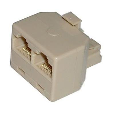 Adaptador MD9 RJ45 2 Fêmeas, 1 Macho - 3401