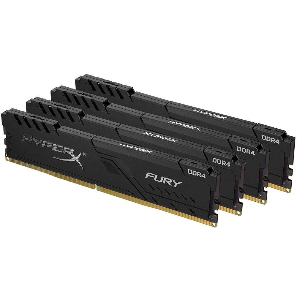 Memória HyperX Fury, 32GB (4x8GB), Preto