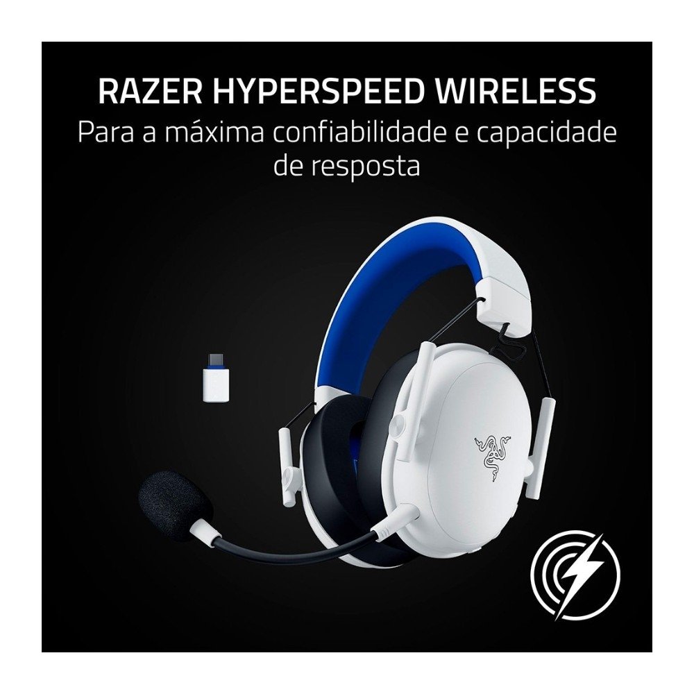 Imagem 23 de 23 do produto Kit Headset Sem Fio Gamer Razer Blackshark V3 X HyperSpeed + Jogo LEGO BATMAN O LEGADO DO CAVALEIRO DAS TREVAS - PS5