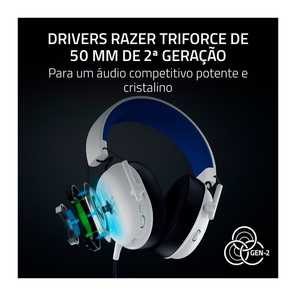 Imagem 6 de 23 do produto Kit Headset Sem Fio Gamer Razer Blackshark V3 X HyperSpeed + Jogo LEGO BATMAN O LEGADO DO CAVALEIRO DAS TREVAS - PS5