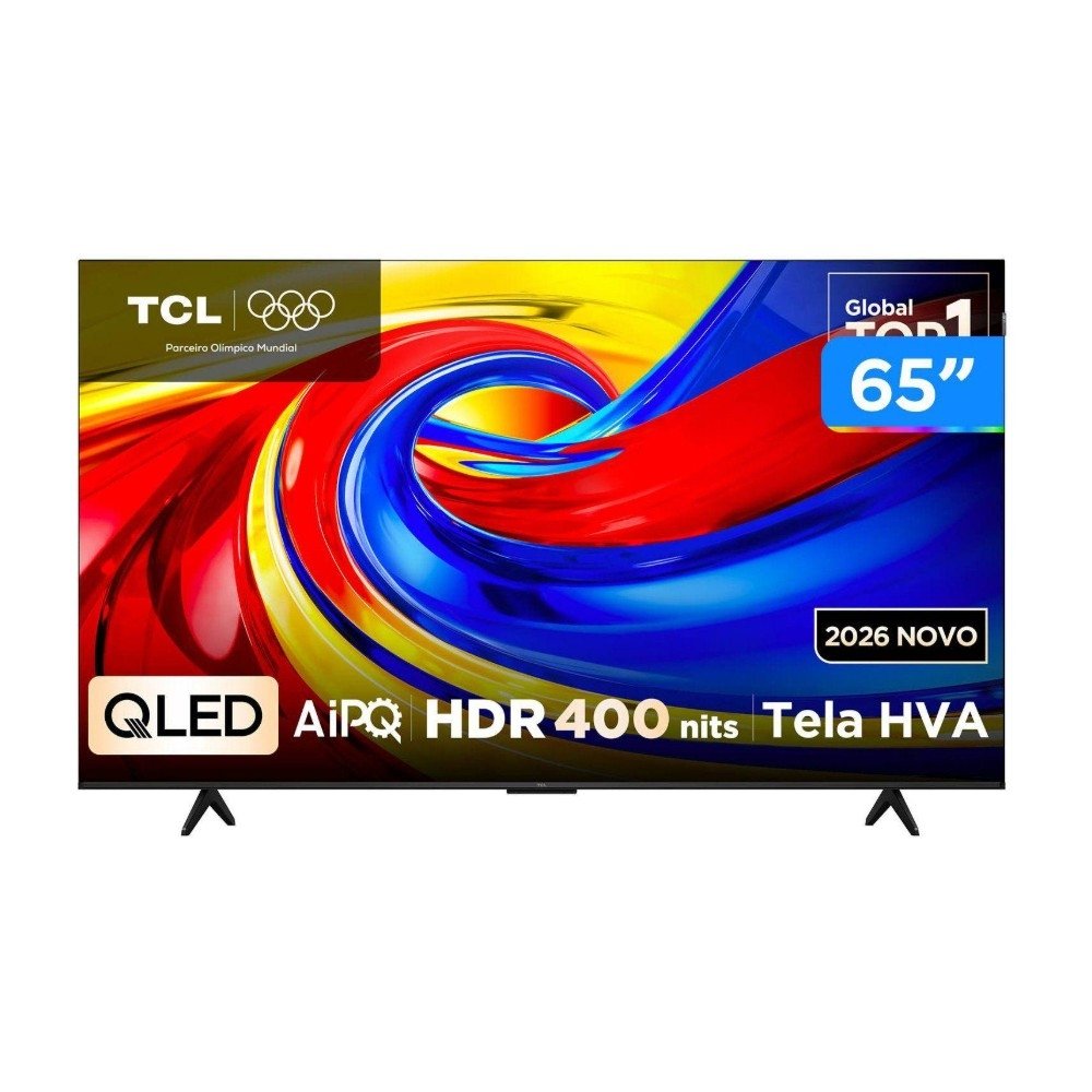 Smart TV 65 TCL 4K UHD QLED 65P7L Google TV 2026