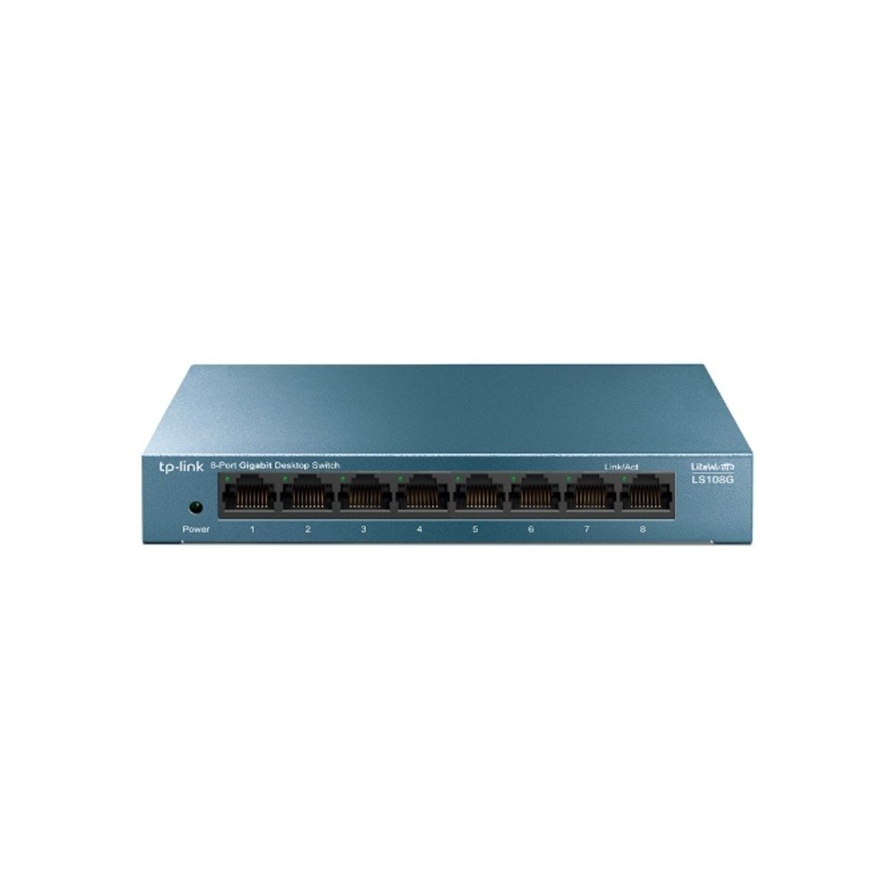 Switch Mercusys MS108G, 10/100/1000Mbps, Gigabit Ethernet, 8 Portas - MCS0062 - view 2