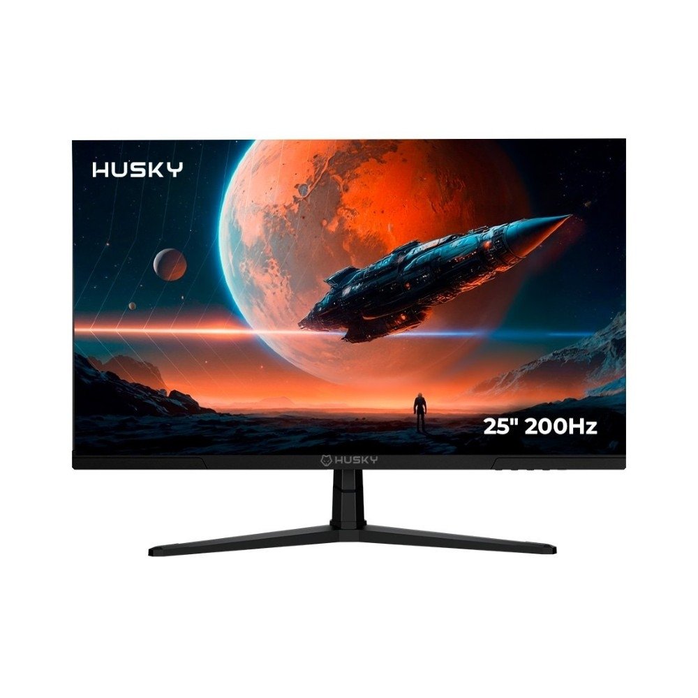 Kit Monitor Husky Boreal 25", FHD, 200Hz + Cadeira Gamer Husky Tempest 700 - Preta - view 2