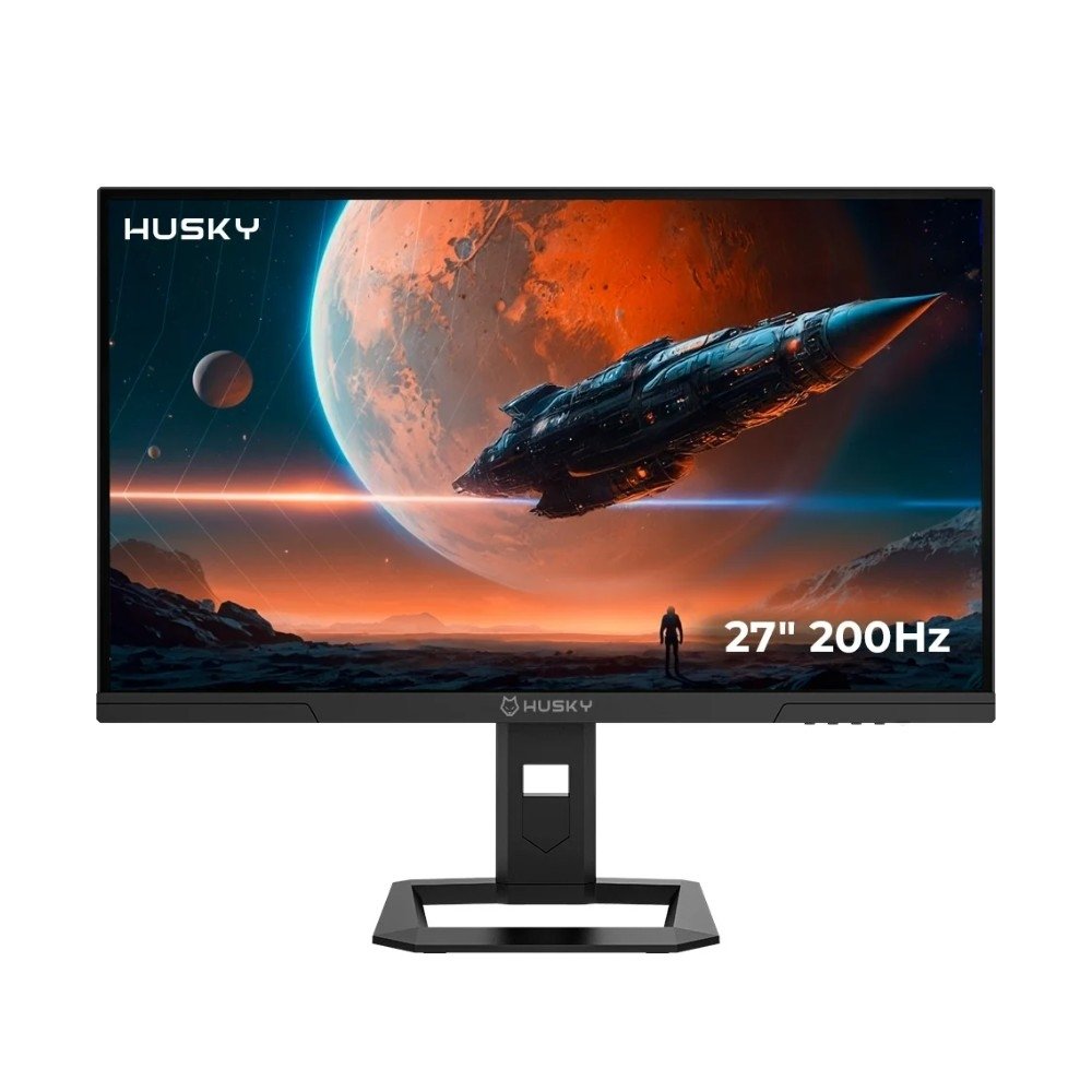 Kit Monitor Gamer Husky Boreal 27", QHD, 200Hz + Suporte de Monitor KABUM! essentials + KBM! GAMING SME100, Articulado, Monitores de 13 a 32 polegadas - view 2