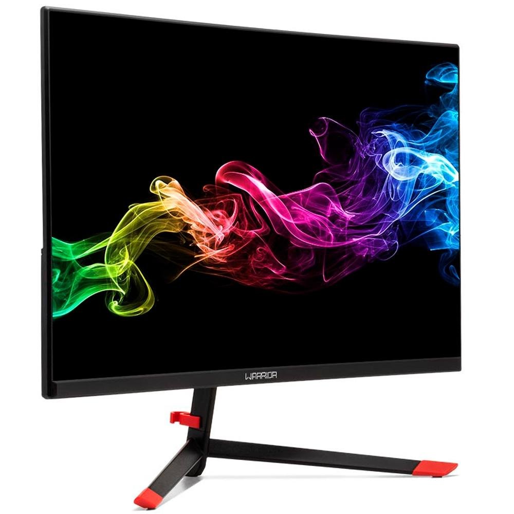 Imagem 2 de 5 do produto Monitor Gamer Warrior LED 23.6´ Full HD, Curvo, HDMI/DisplayPort, FreeSync, 144Hz, 1ms - MN101