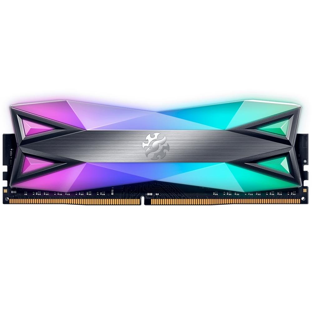 Imagem 3 de 5 do produto Memória RAM XPG Spectrix D60G RGB, 16GB (2x8GB), 3200MHz, DDR4, CL16, Cinza - AX4U320038G16-DT60