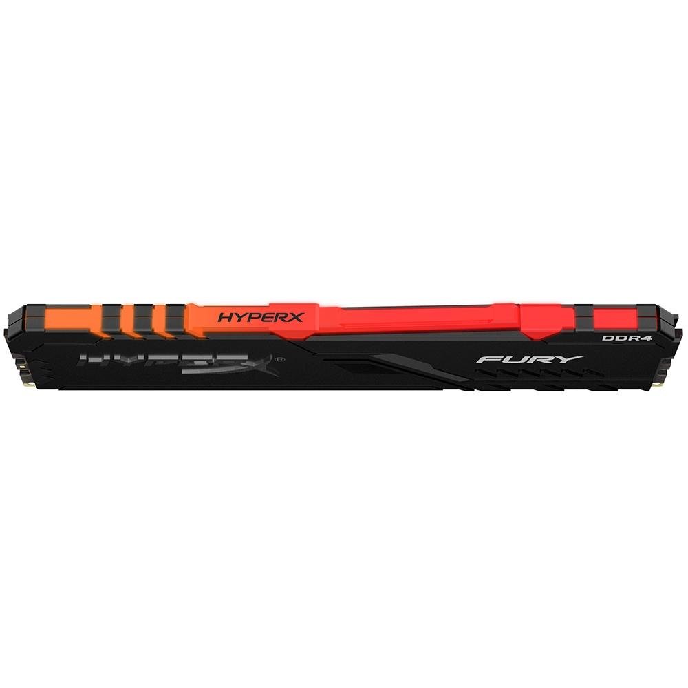 Memória HyperX Fury RGB, 16GB, 2666MHz, DDR4, CL16, Preto - HX426C16FB3A/16 Memória HyperX Fury RGB, 16GB, 2666MHz, DDR4, CL16, Preto - HX426C16FB3A/16