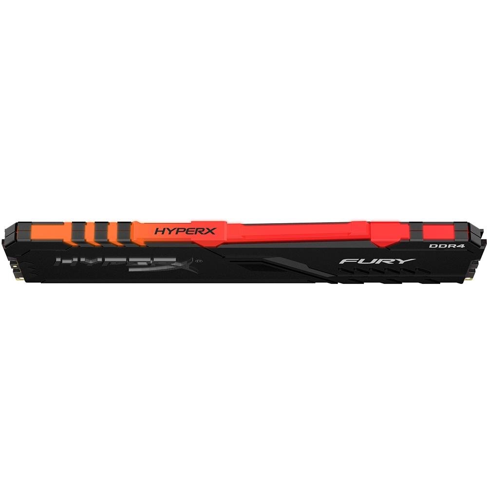 Memória HyperX Fury RGB, 8GB, 3000MHz, DDR4, CL15, Preto - HX430C15FB3A/8
