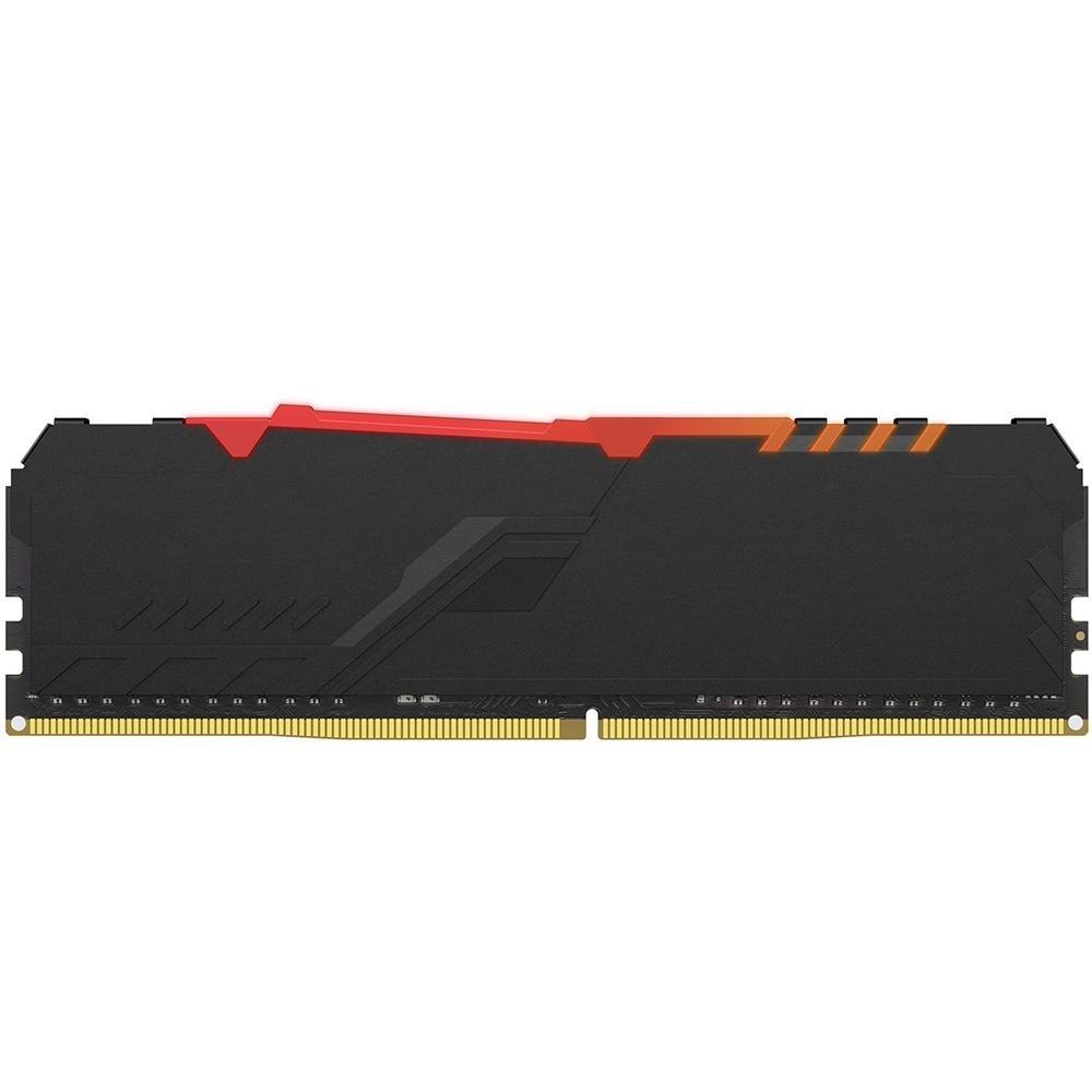 Memória HyperX Fury RGB, 8GB, 3000MHz, DDR4, CL15, Preto - HX430C15FB3A/8