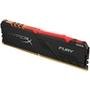 Memória HyperX Fury RGB, 8GB, 3000MHz, DDR4, CL15, Preto - HX430C15FB3A/8
