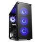 Gabinete Gamer Redragon Wheel Jack, Mid Tower, Lateral e Frontal em Vidro - GC-606BK