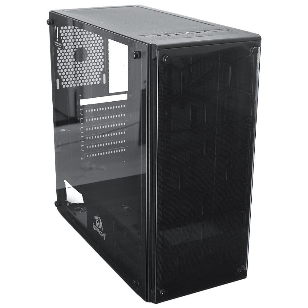 Imagem 24 de 24 do produto Gabinete Gamer Redragon Wheel Jack, Mid Tower, Lateral e Frontal em Vidro - GC-606BK