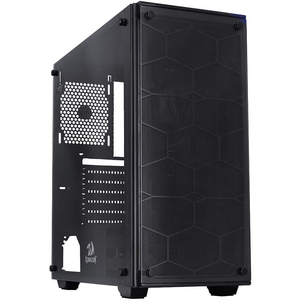 Imagem 18 de 24 do produto Gabinete Gamer Redragon Wheel Jack, Mid Tower, Lateral e Frontal em Vidro - GC-606BK