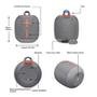 Caixa de Som Bluetooth Ultimate Ears WONDERBOOM 2 Portátil e À Prova D´Água - Até 13 horas de Bateria - Cinza - 984-001555