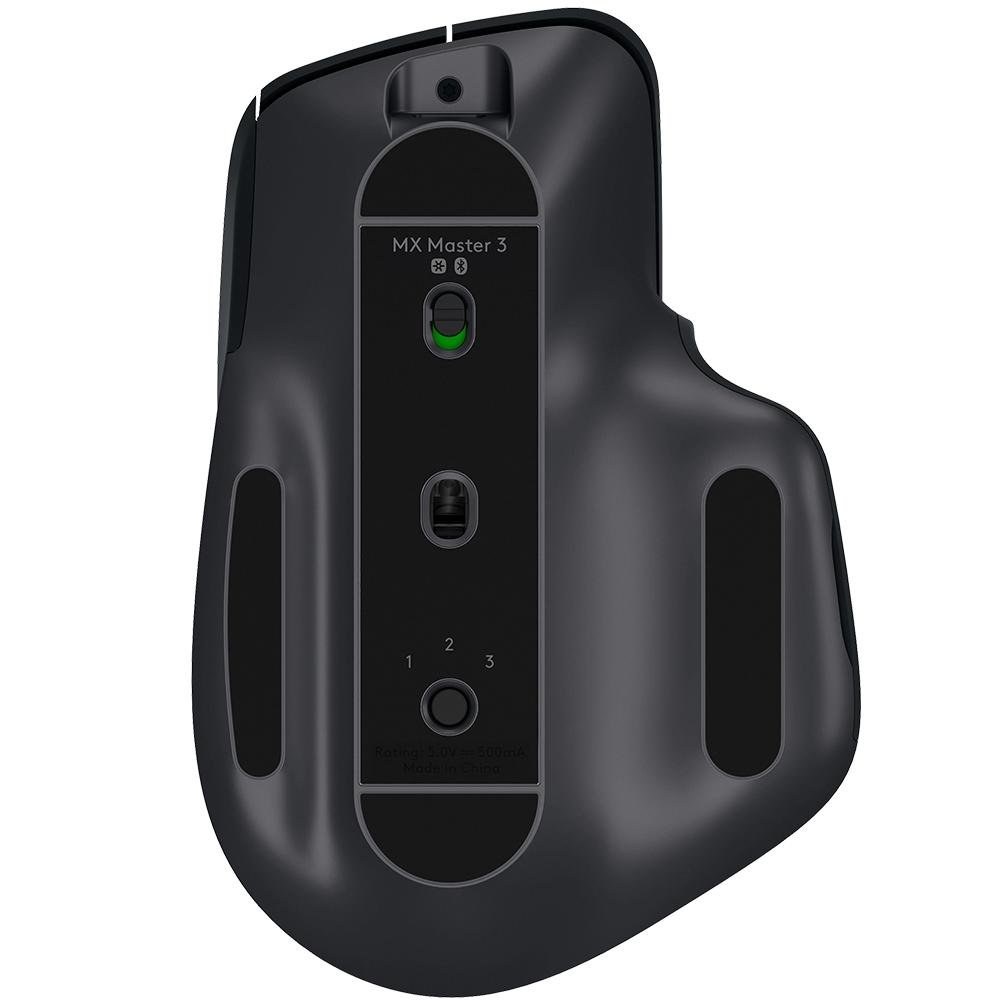 Mouse sem fio Logitech MX Master 3 com Sensor Darkfield para Qualquer Superfície, USB Unifying ou Bluetooth, Recarregável - 910-005647 Mouse sem fio Logitech MX Master 3 com Sensor Darkfield para Qualquer Superfície, USB Unifying ou Bluetooth, Recarregável - 910-005647