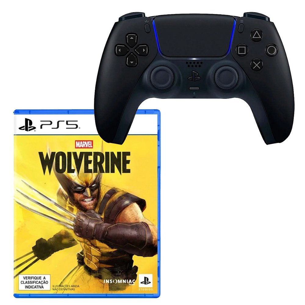 Kit PS5 Imersão Total com DualSense e Wolverine
