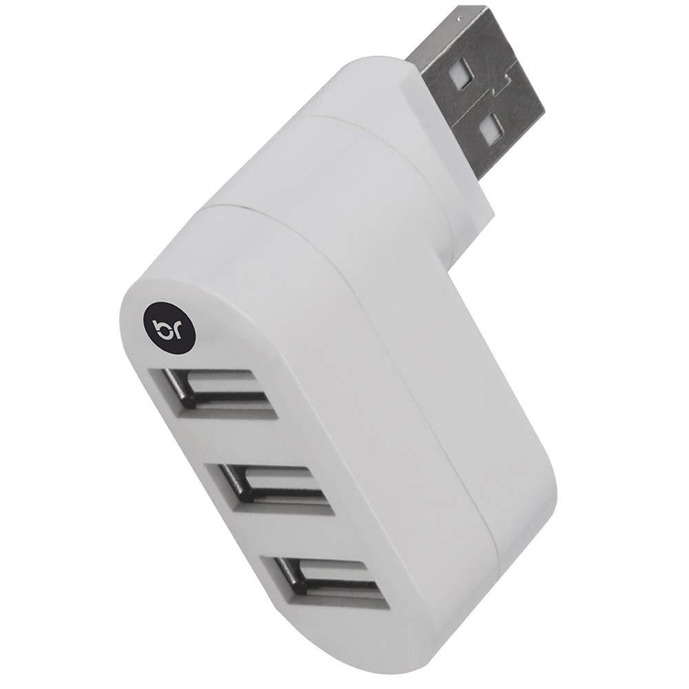 Imagem 2 de 4 do produto HUB USB 2.0 Bright, 3 Portas, Branco - 335