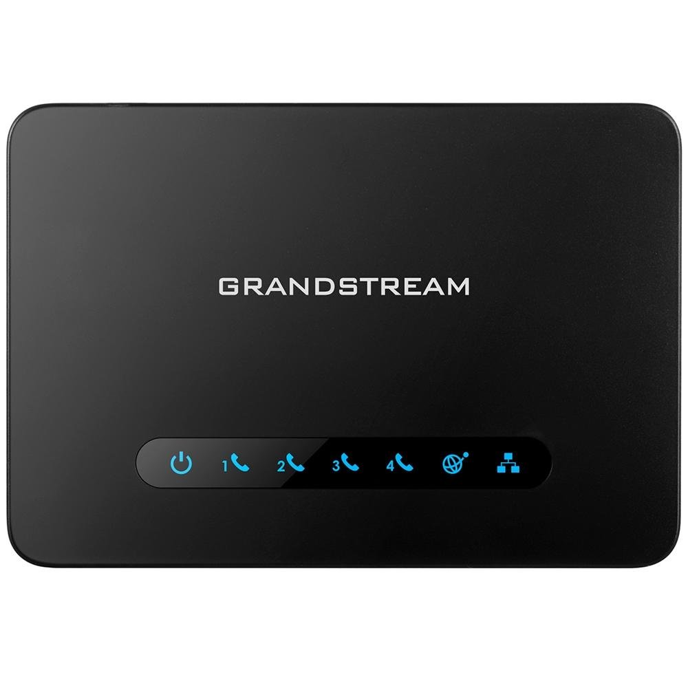 Imagem 2 de 3 do produto Adaptador ATA Avançado Grandstream, 4 Portas FXS, Preto - HT814