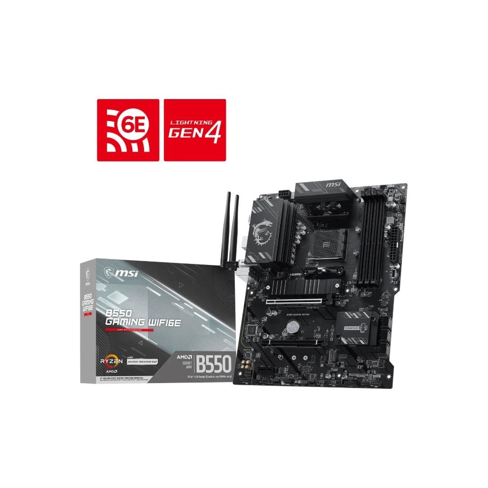 Placa-Mãe MSI B550 GAMING WIFI6E | KaBuM!
