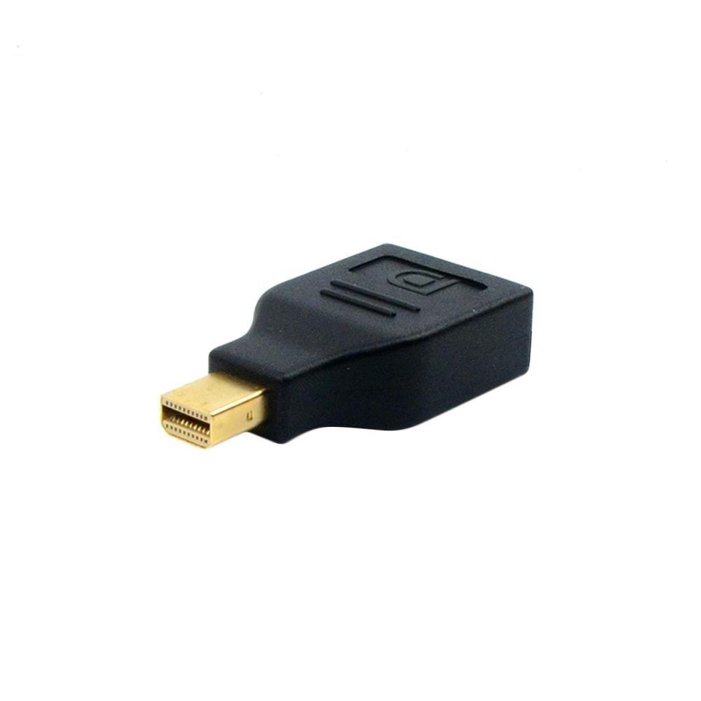 Adaptador Mini Displayport M / Displayport F, PLUSCABLE - 201BK 