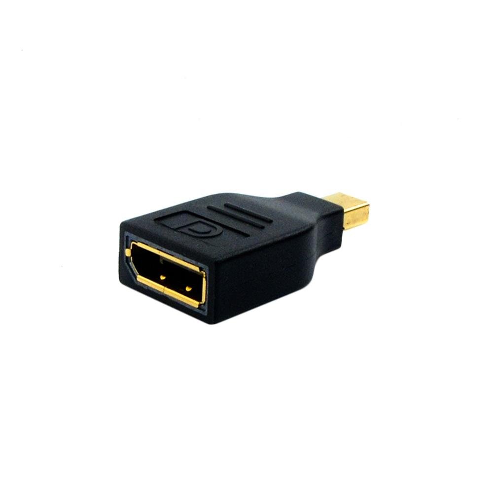Adaptador Mini Displayport M / Displayport F, PLUSCABLE - 201BK  - Imagem 4