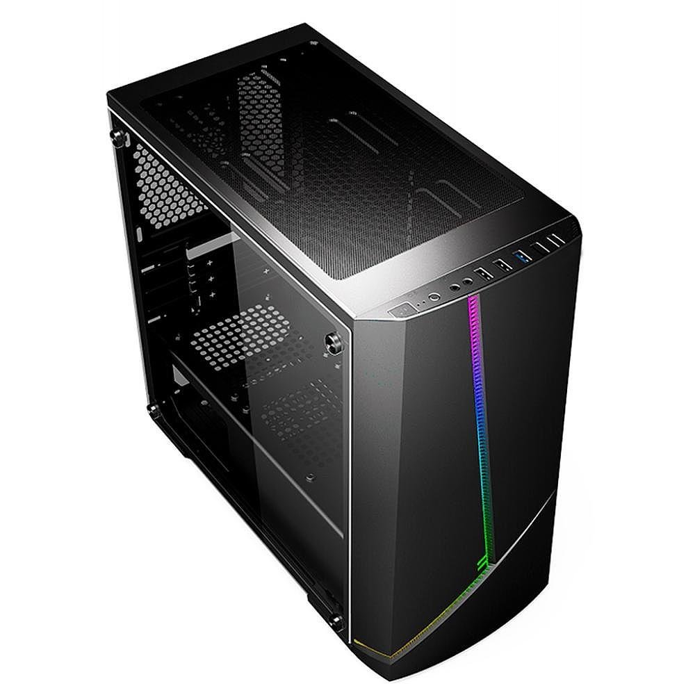Gabinete Gamer Pixxo CG11, Mid Tower, RGB, Lateral em Acrílico