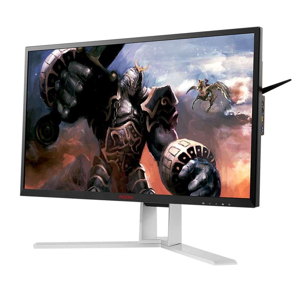 Monitor Gamer AOC Agon 24.5' LED, Wide, 240 Hz, Full HD, 0.5ms, FreeSync, HDMI/DisplayPort/USB-C, Ajuste de Ângulo, Som Integrado - AG251FZ2