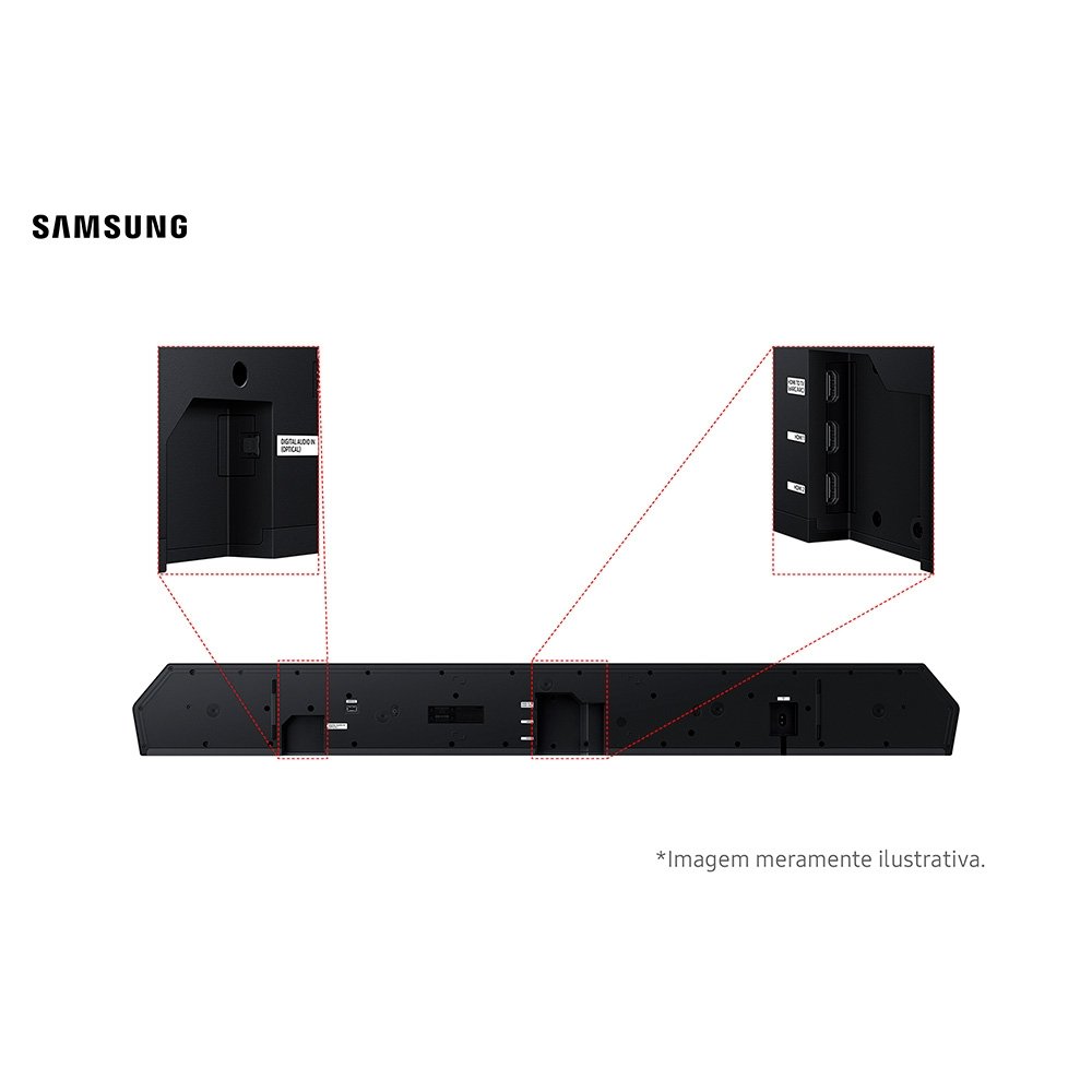 Soundbar Samsung Série Q HW-Q990H, Bluetooth, 656W, com Subwoofer Sem Fio, 11.1.4 Canais, Dolby Atmos, Preto - HWQ990HZD - view 3