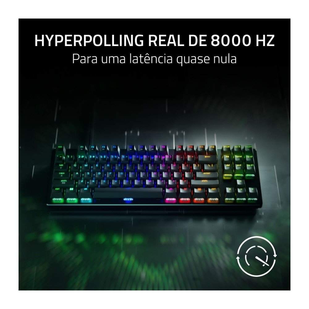 Teclado Magnético Gamer Razer Huntsman V3 HE TKL