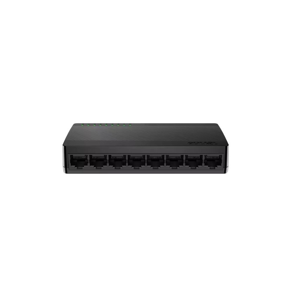 Switch Tenda SG108, 8 Portas, Gigabit 10/100/1000Mbps, Desktop, Plug and Play, Black - 60025022 - view 3
