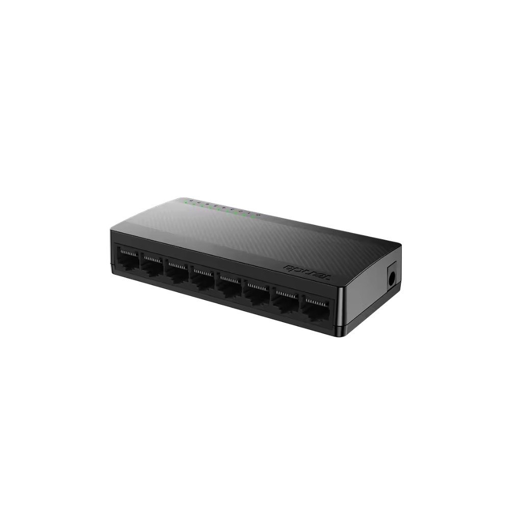 Switch Tenda SG108, 8 Portas, Gigabit 10/100/1000Mbps, Desktop, Plug and Play, Black - 60025022