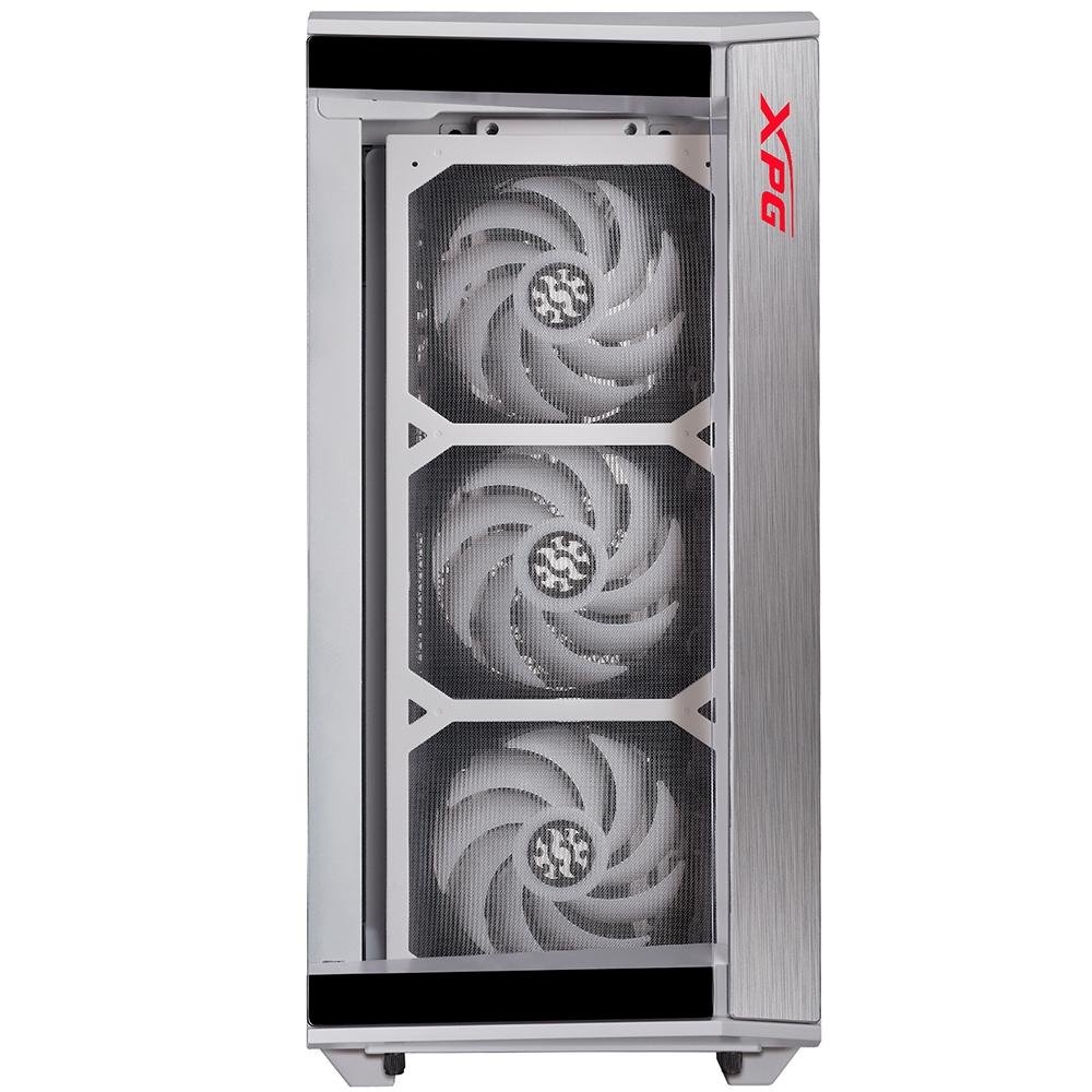 Imagem 2 de 2 do produto Gabinete Gamer XPG Battlecruiser, Super Mid Tower, ARGB, com FAN, Laterais e Frontal em Vidro, Branco - 75260030