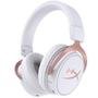 Headset Sem Fio Gamer HyperX Cloud Mix Rose Gold, Bluetooth, Drivers 40mm, Branco - HX-HSCAM-RG/WW