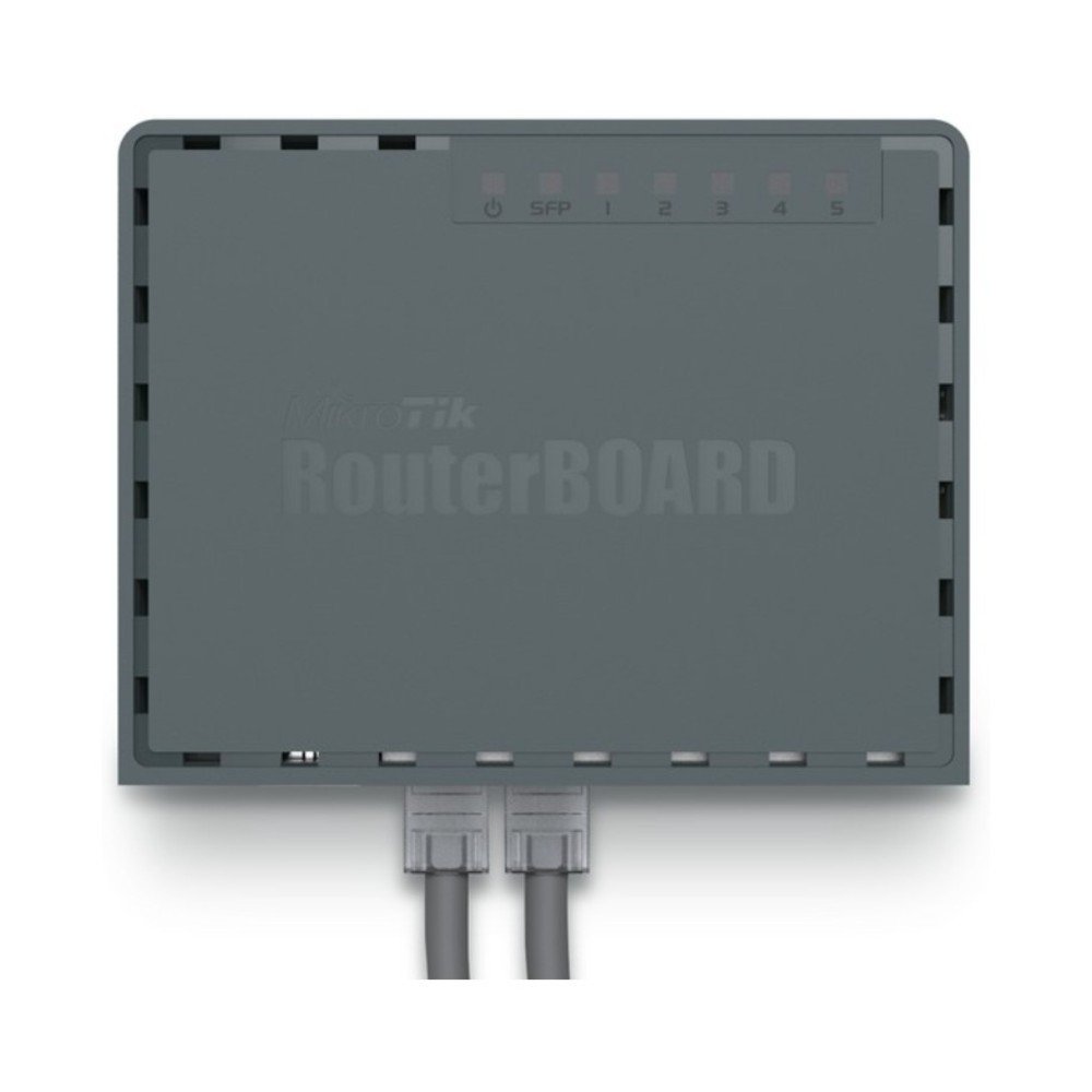 Imagem 3 de 4 do produto Roteador MikroTik hEX S (2025) E60IUGS, 5 Portas Gigabit Ethernet, 1 Porta SFP 2.5Gbps, RouterOS