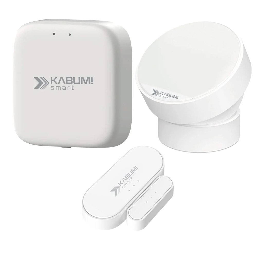 Kit sensoriamento + Zigbee - HUB Gateway Zigbee Balão.info! Smart + Sensor de Abertura Balão.info! smart Percepta + Sensor de Movimento Balão.info! smart Percepta