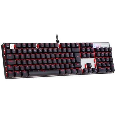 O teclado mais amado da Motospeed agora no formato ABNT2! O Teclado Motospeed CK104 vai levar seu gameplay para um outro nivel! Projetado para proporc
