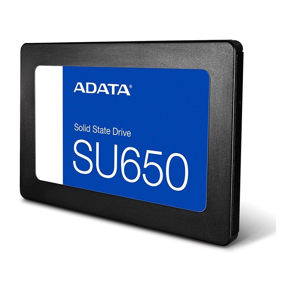 SSD Adata SU650, SATA, 240GB, 2.5", Leitura: 520MB/s e Gravação: 450MB/s, Preto - ASU650SS-240GT-R SSD Adata SU650, SATA, 240GB, 2.5", Leitura: 520MB/s e Gravação: 450MB/s, Preto - ASU650SS-240GT-R
