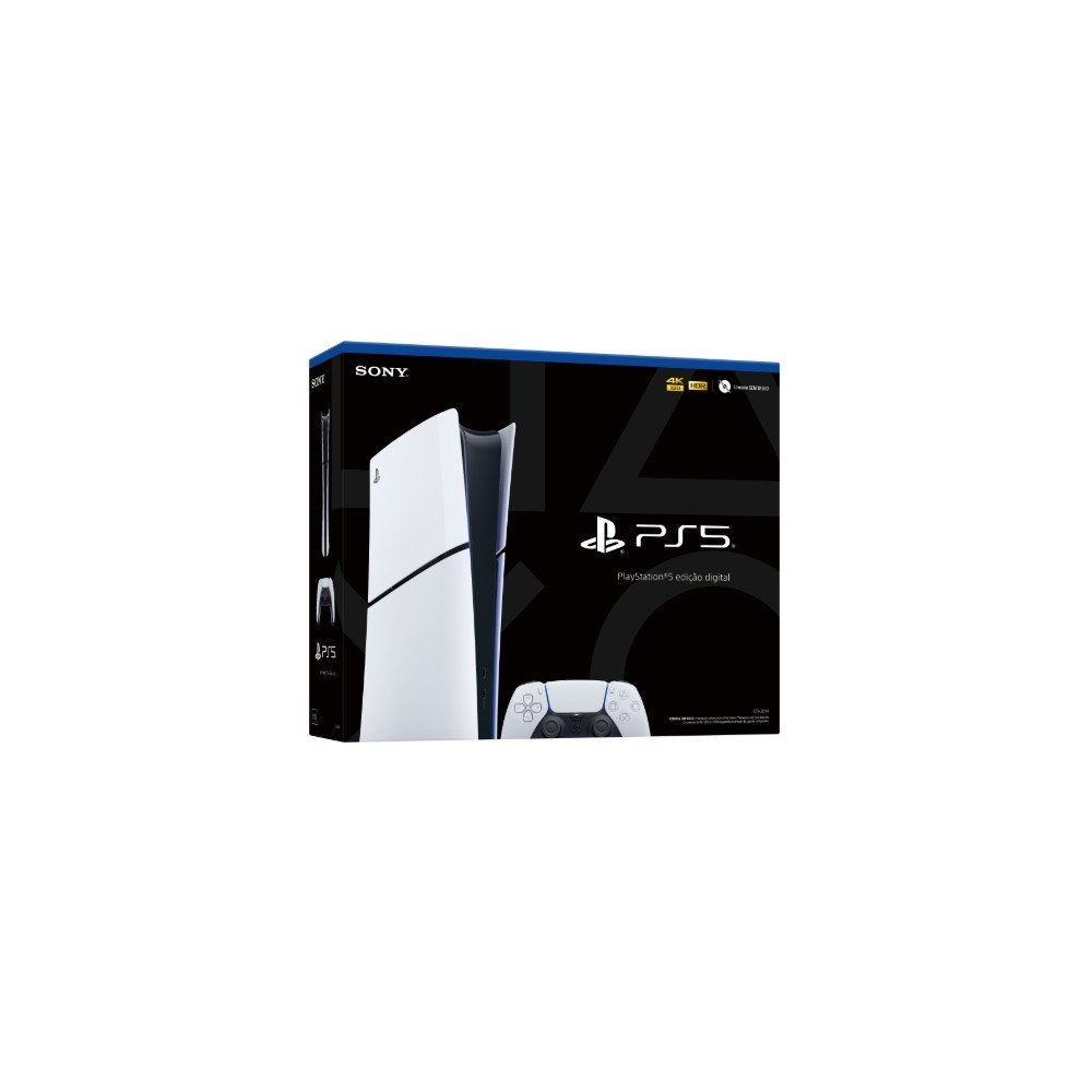 Console Sony PlayStation 5 Edição Digital Slim, SSD 825GB, Controle DualSense, Astro's Playroom, Branco - CFI 2114B - view 4