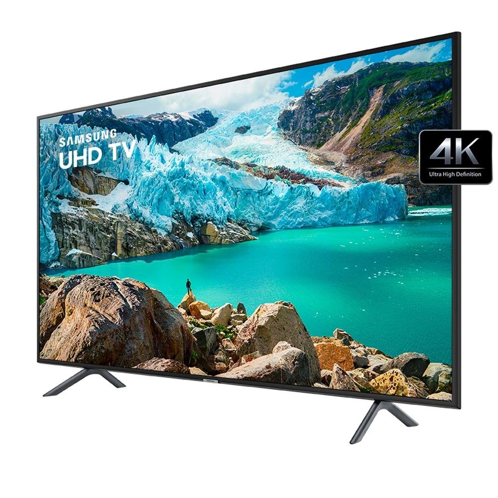 Smart TV LED 43´ UHD 4K Samsung, 3 HDMI, 2 USB, Wi-Fi, Bluetooth, HDR - UN43RU7100GXZD Smart TV LED 43´ UHD 4K Samsung, 3 HDMI, 2 USB, Wi-Fi, Bluetooth, HDR - UN43RU7100GXZD
