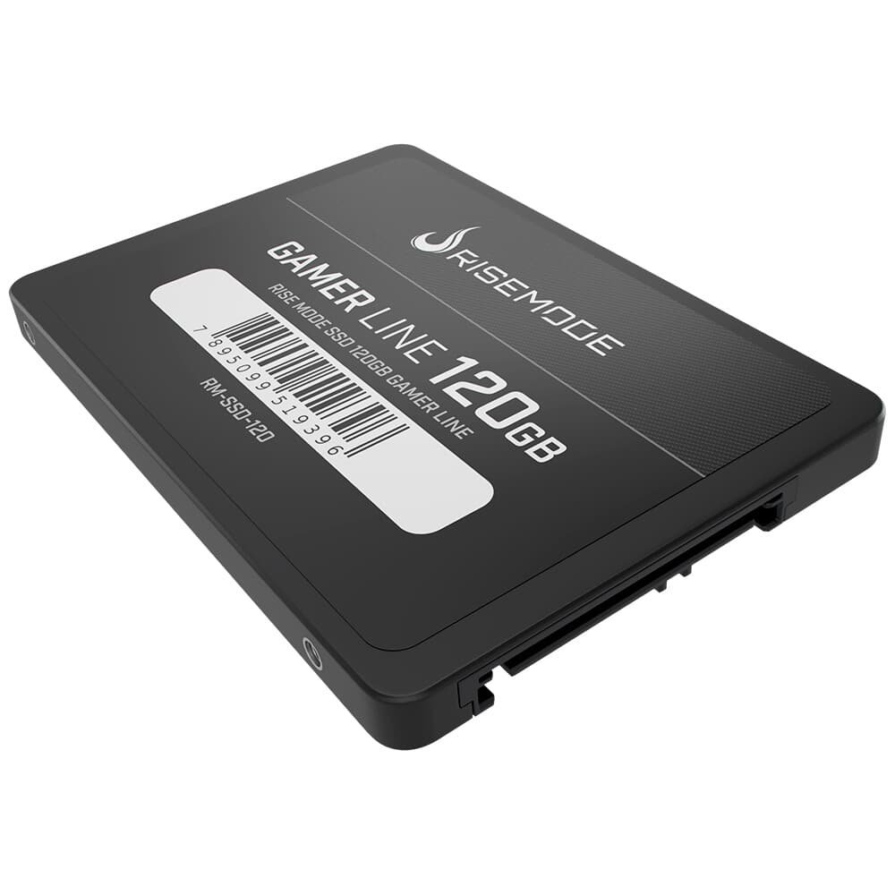 SSD Rise Mode Gamer Line, 120GB, SATA III, Leitura: 530MB/s, Gravação: 520MB/s, Preto - RM-SSD-120 - view 2