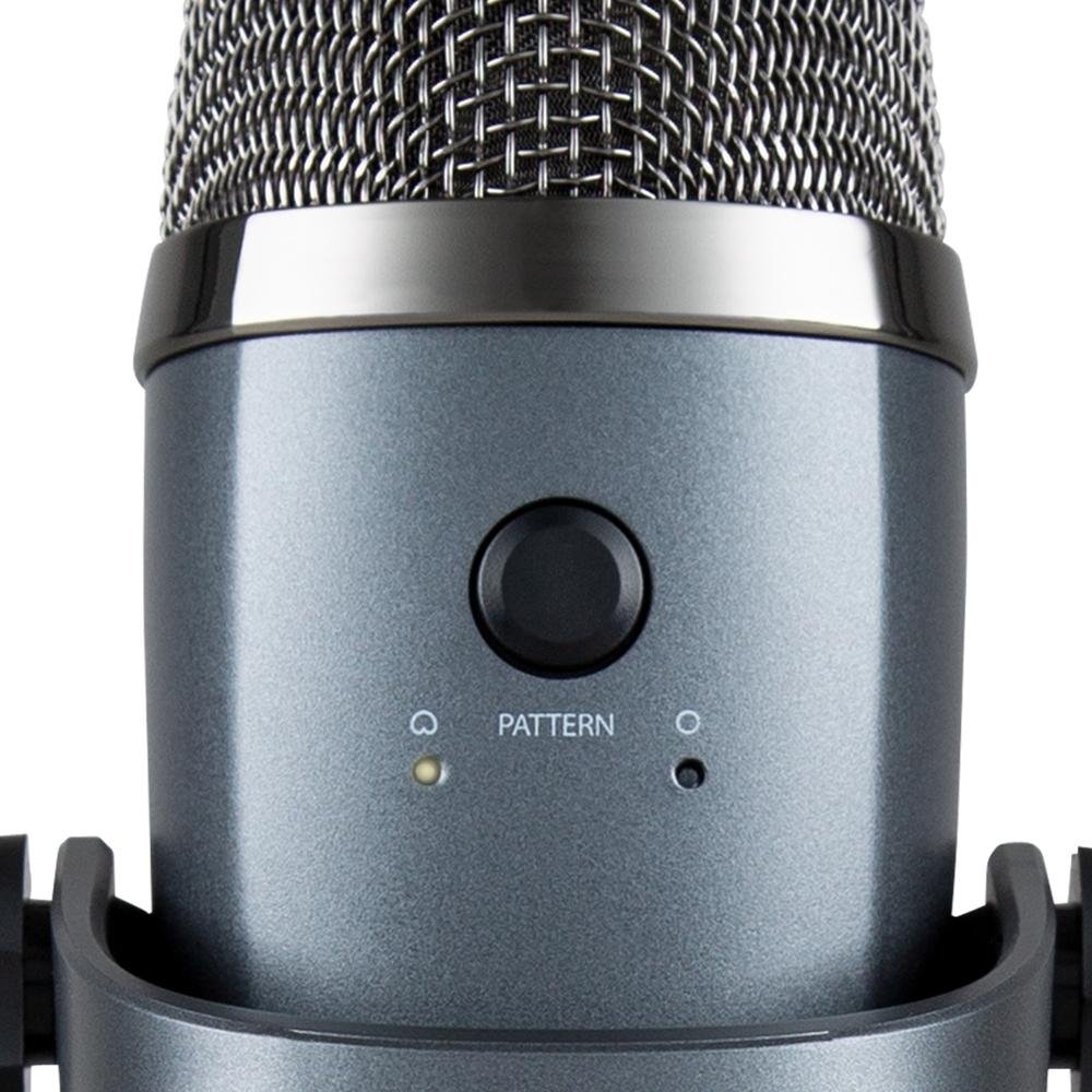 Imagem 4 de 11 do produto Microfone Condensador USB Blue Yeti Nano Cinza - 988-000088
