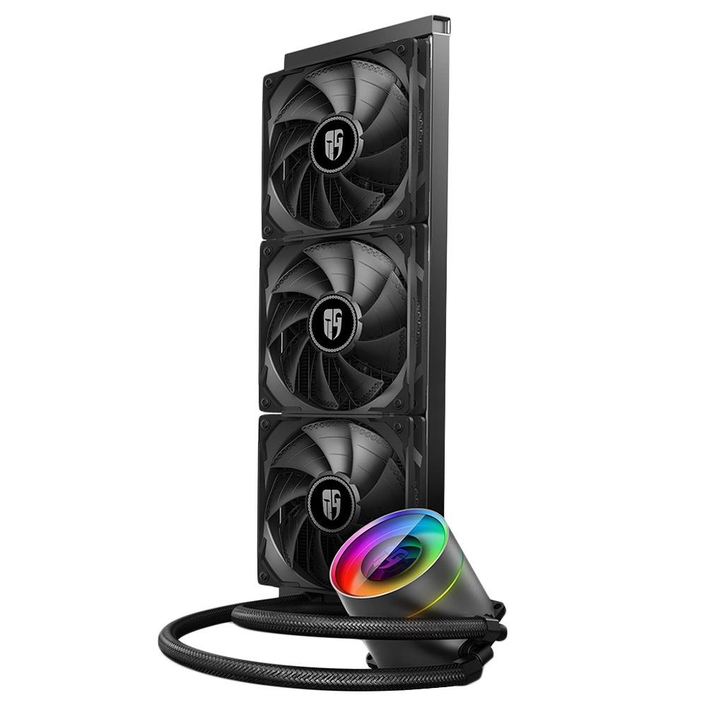 Water Cooler Deepcool Castle 360EX, RGB, 360mm, Preto - DP Water Cooler Deepcool Castle 360EX, RGB, 360mm, Preto - DP