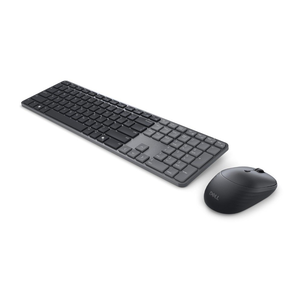 Kit Teclado e Mouse Sem Fio Dell Pro 7 KM726, Slim, ABNT2, Preto - KM726-BPR-BCC