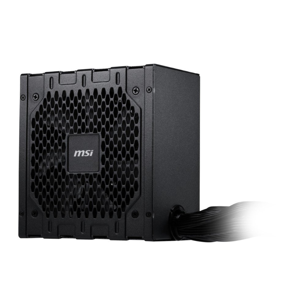Imagem 3 de 7 do produto Fonte MSI MAG BN65A, 650W, 80 Plus Bronze, PFC Ativo, Com Cabo, Preto - MAG BN65A